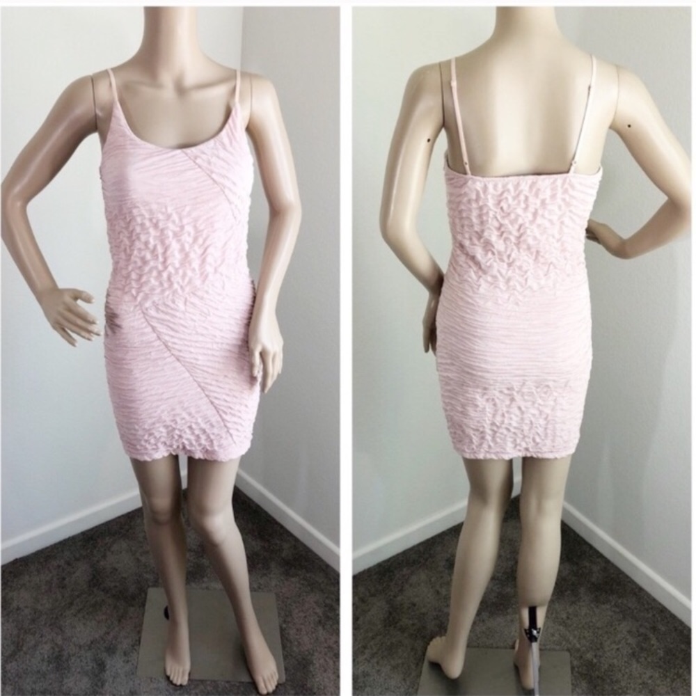 NEW Love Culture pink textured mini dress